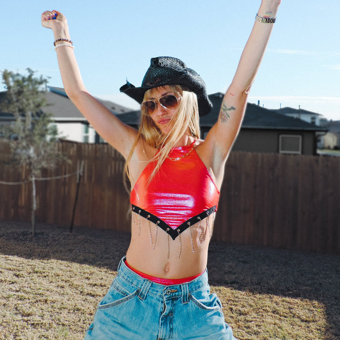 Bad Romance Chained Halter Top