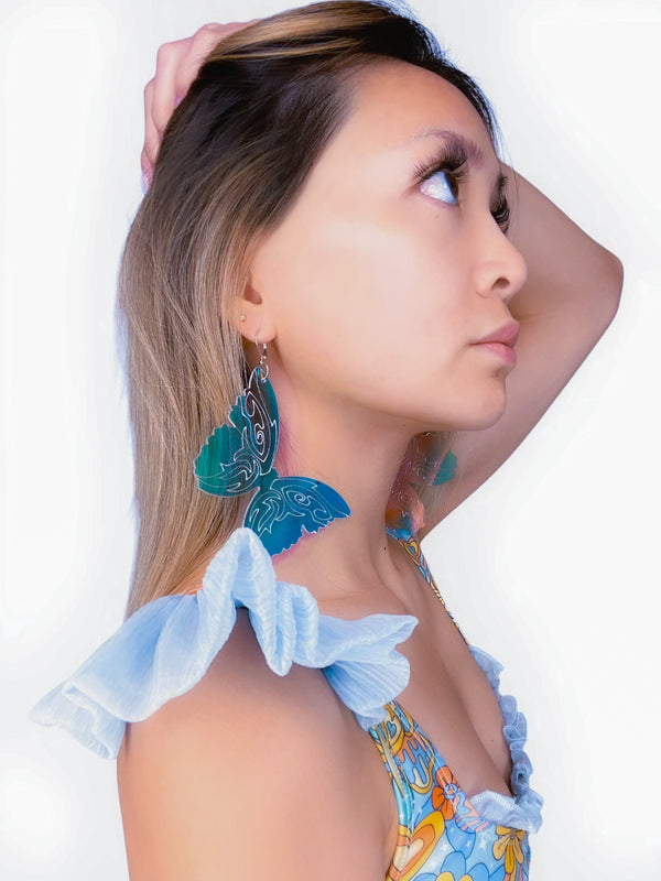 Tribal Butterfly Earrings