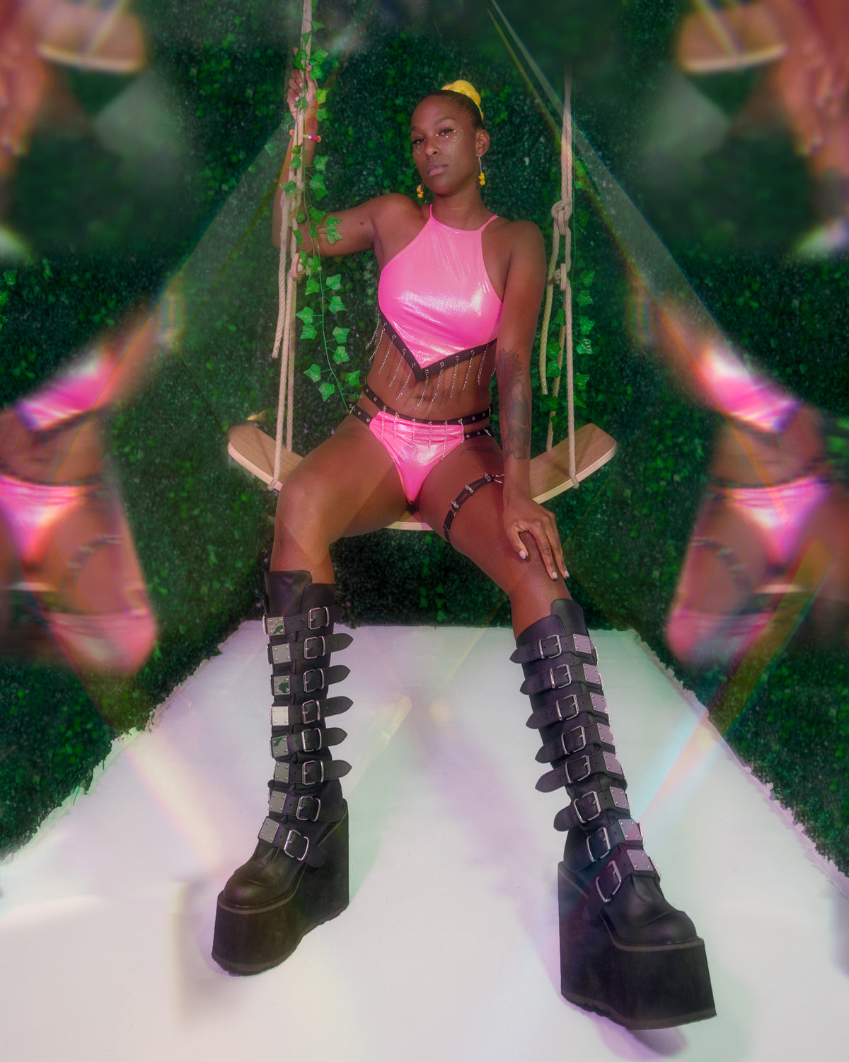 Barbie Tears Chained Halter Top