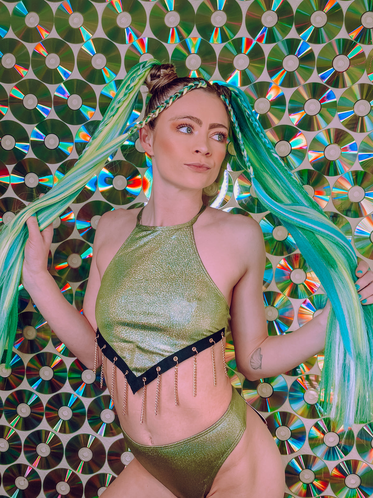 Nurture Chained Halter Top