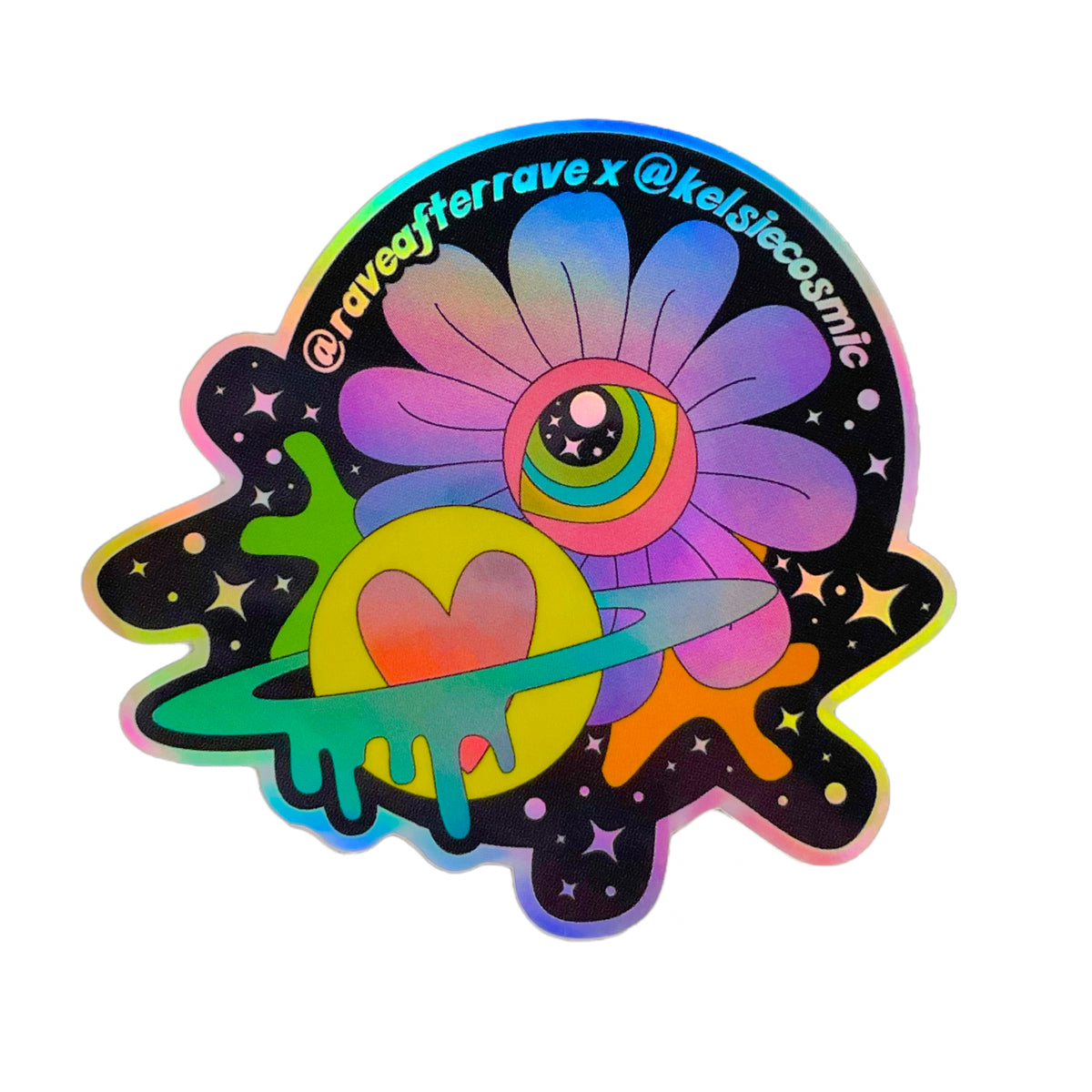 RAR x Kelsie Cosmic Holographic Stickers