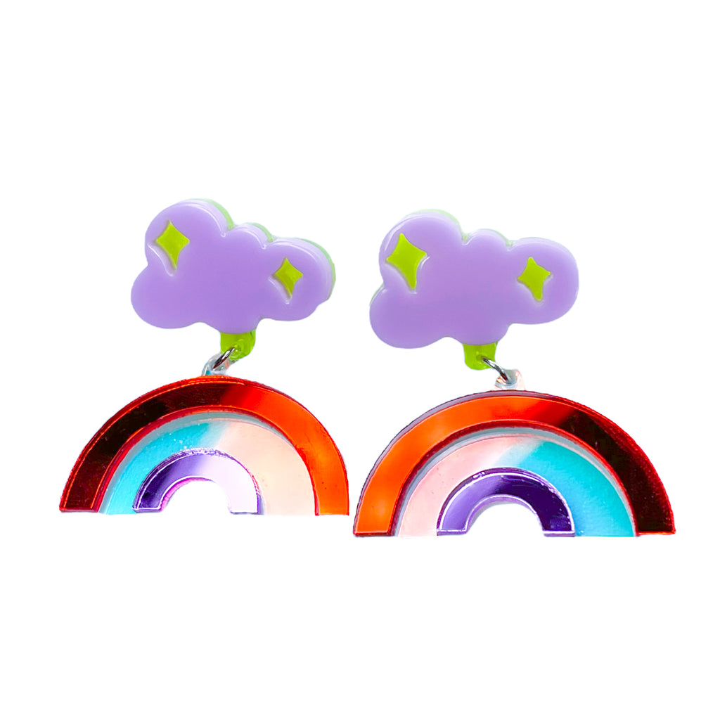 Rainbow Earrings | Rave After Rave