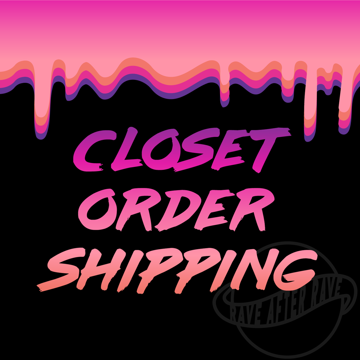 CLOSET PAGE SHIPPING
